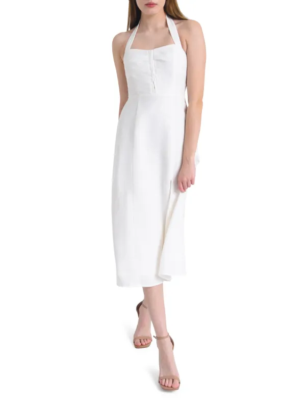 SIMONE HALTER NECK DRESS sold by Wayf