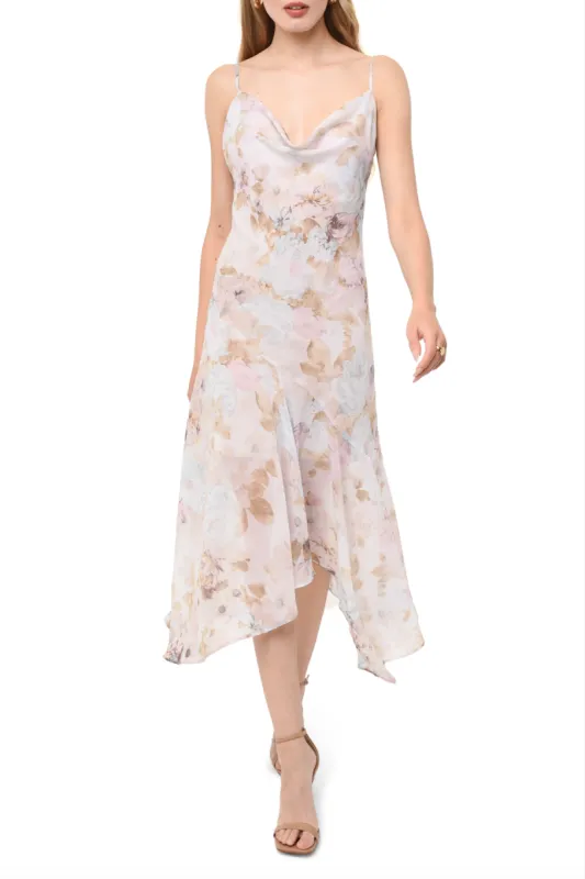 RENDEZOUS COWL NECK DRESS sold by Wayf