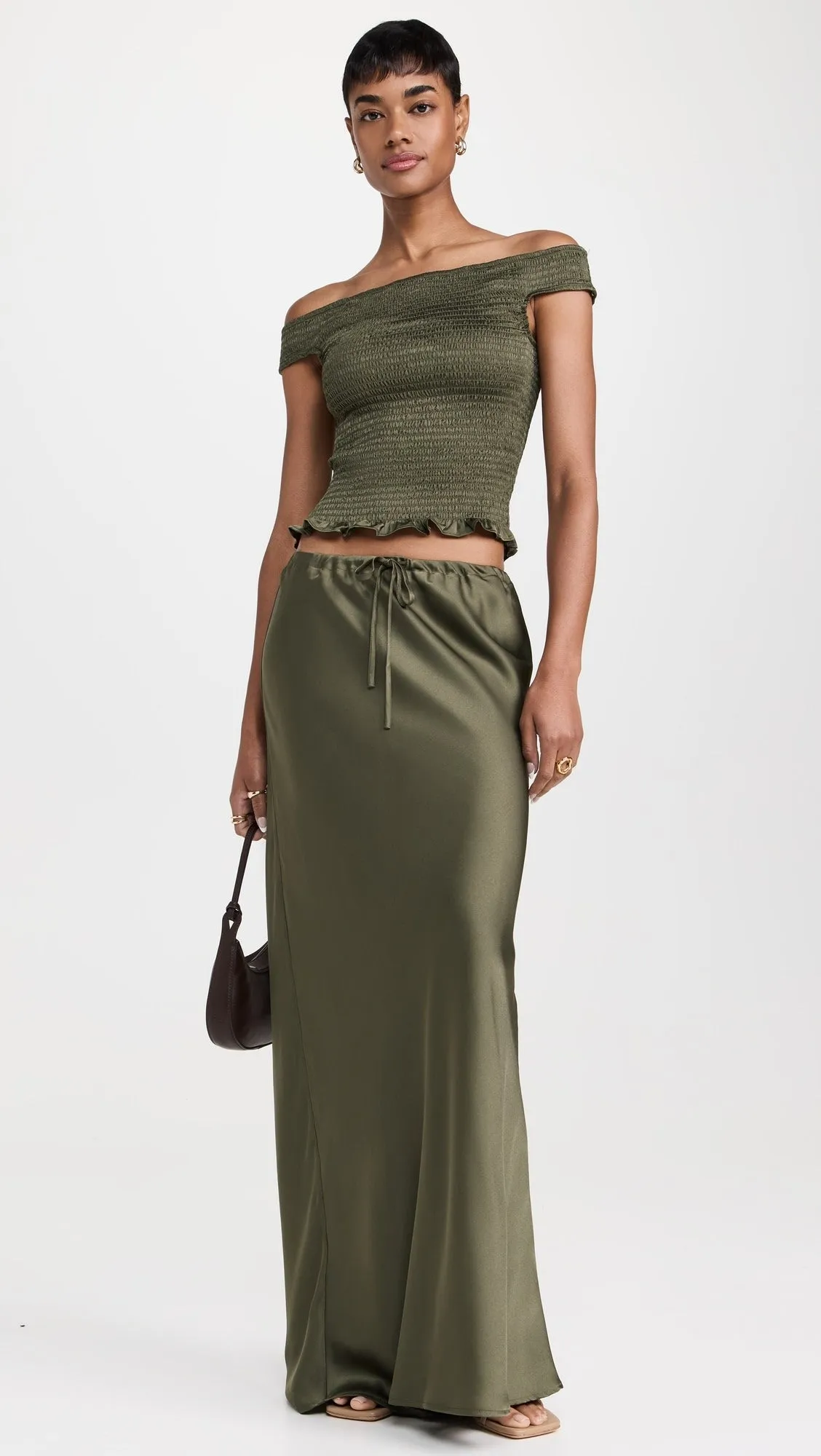 GERI DRAWSTRING SKIRT sold by Wayf