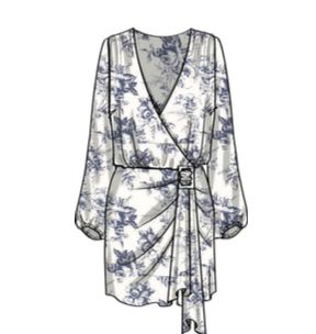 WRAP MINI DRESS sold by Wayf