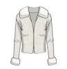 FUR COLLAR CARDIGAN sold by Wayf