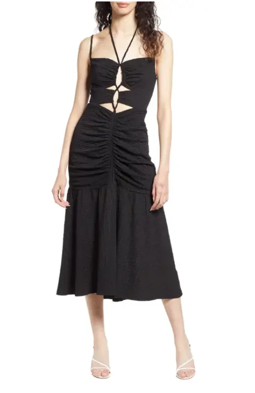 IRIS MIDI DRESS sold by Wayf