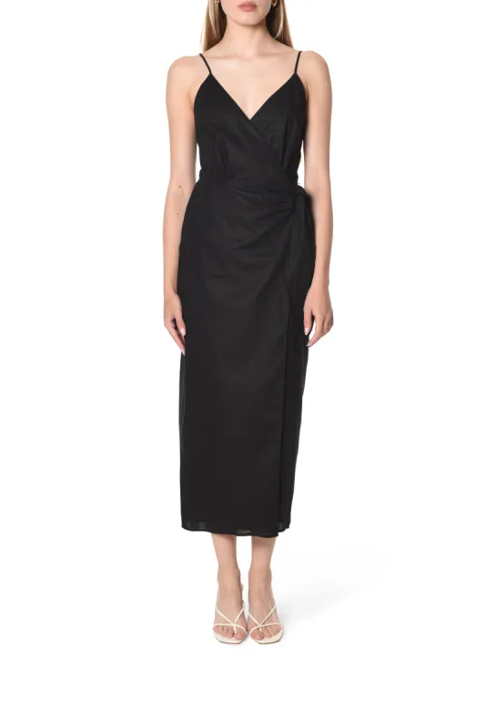 ELECTRIC WRAP DRESS sold by Wayf