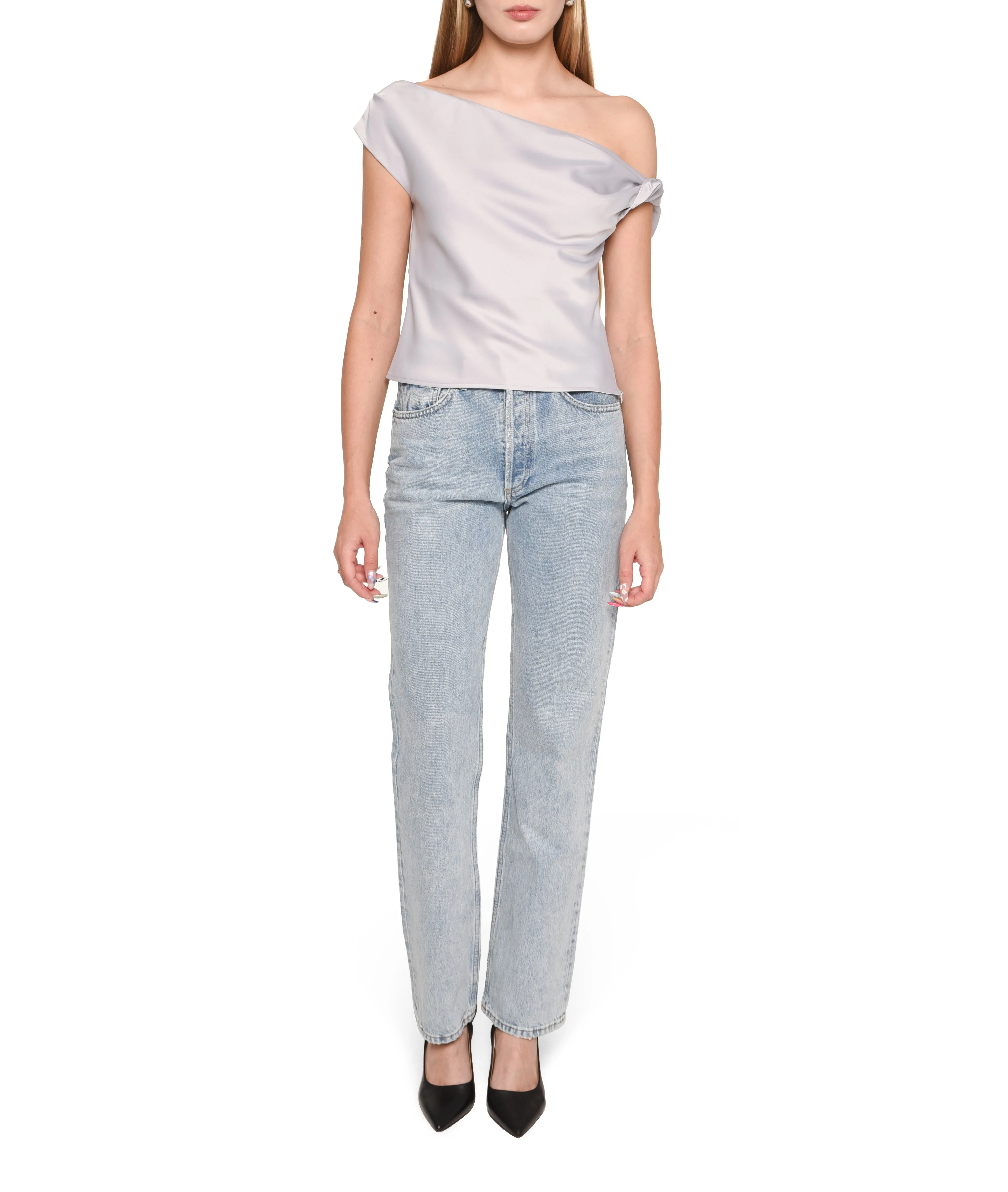 ONE OFF DRAPED TOP sold by Wayf product image thumbnail 2