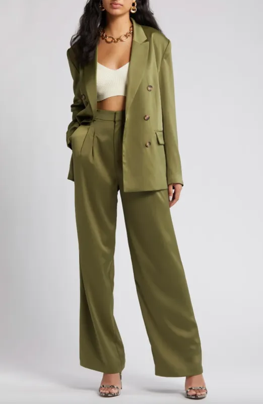 WILSON SATIN TROUSERS sold by Wayf