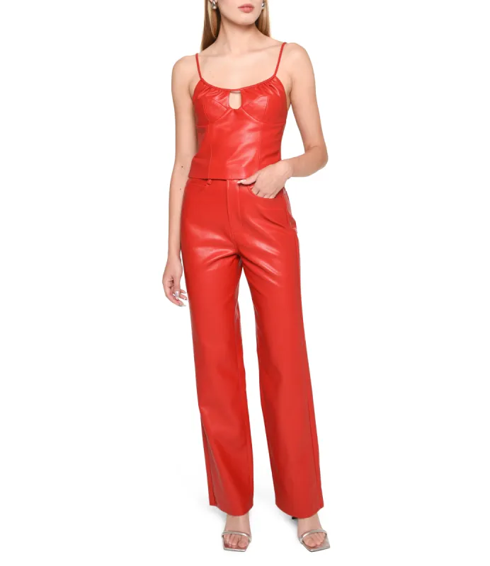 GISELLE FAUX LEATHER PANT sold by Wayf
