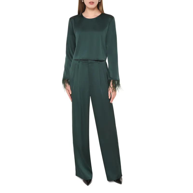 WILSON PLEATED TROUSER sold by Wayf