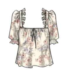 MISTI PUFF SLEEVE TOP sold by Wayf