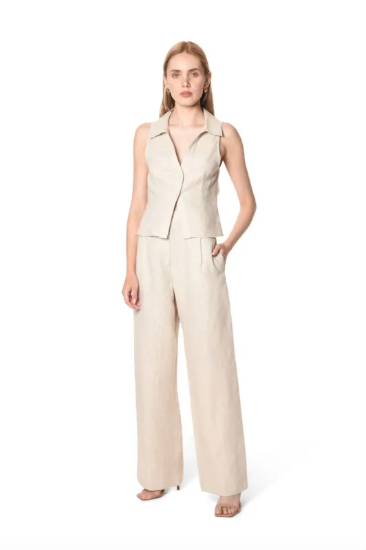 DEVIN PLEATED PANT sold by Wayf