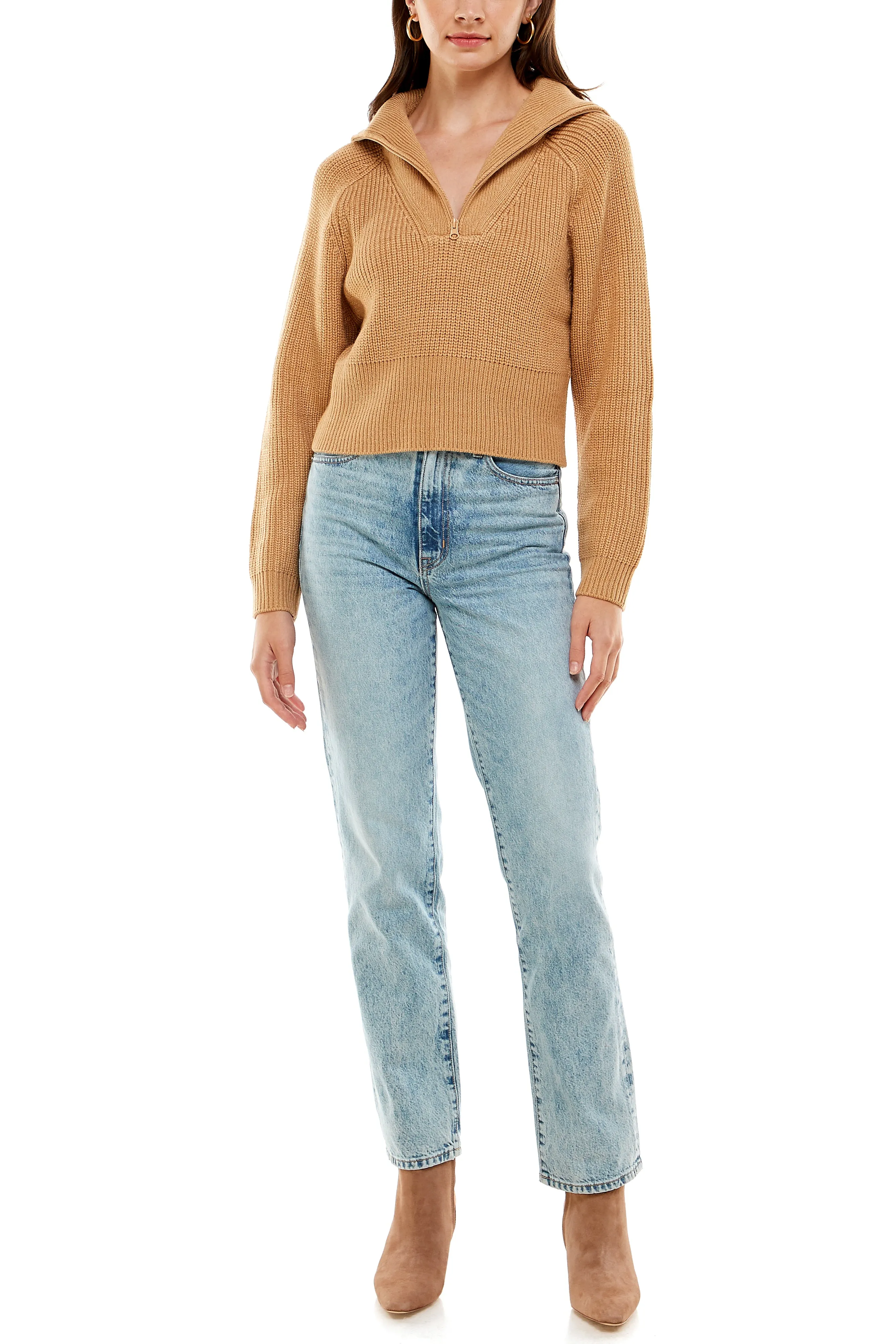 NELLY HALF ZIP PULLOVER sold by Wayf product image thumbnail 2