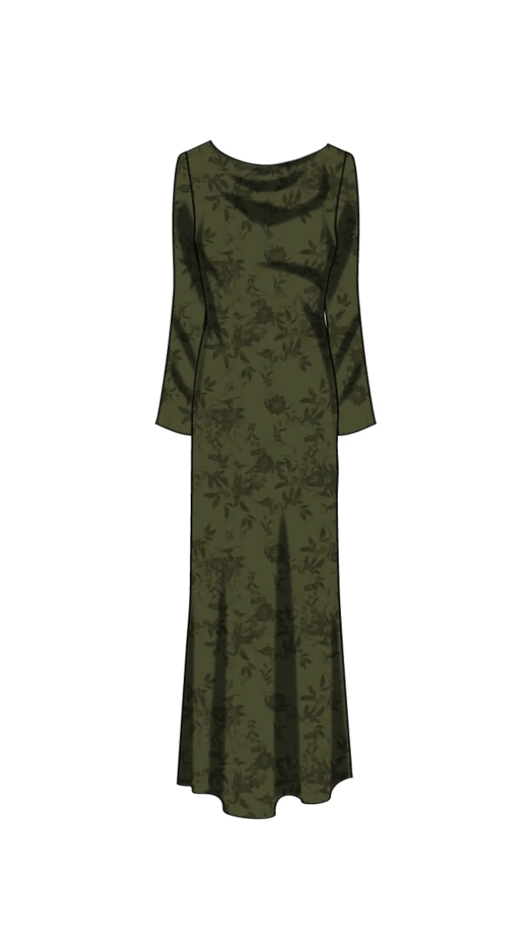CASSANDRA LONG SLEEVE DRESS sold by Wayf product image thumbnail 2