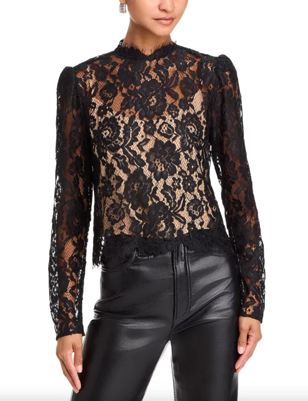 NADIA LACE TOP made by Wayf