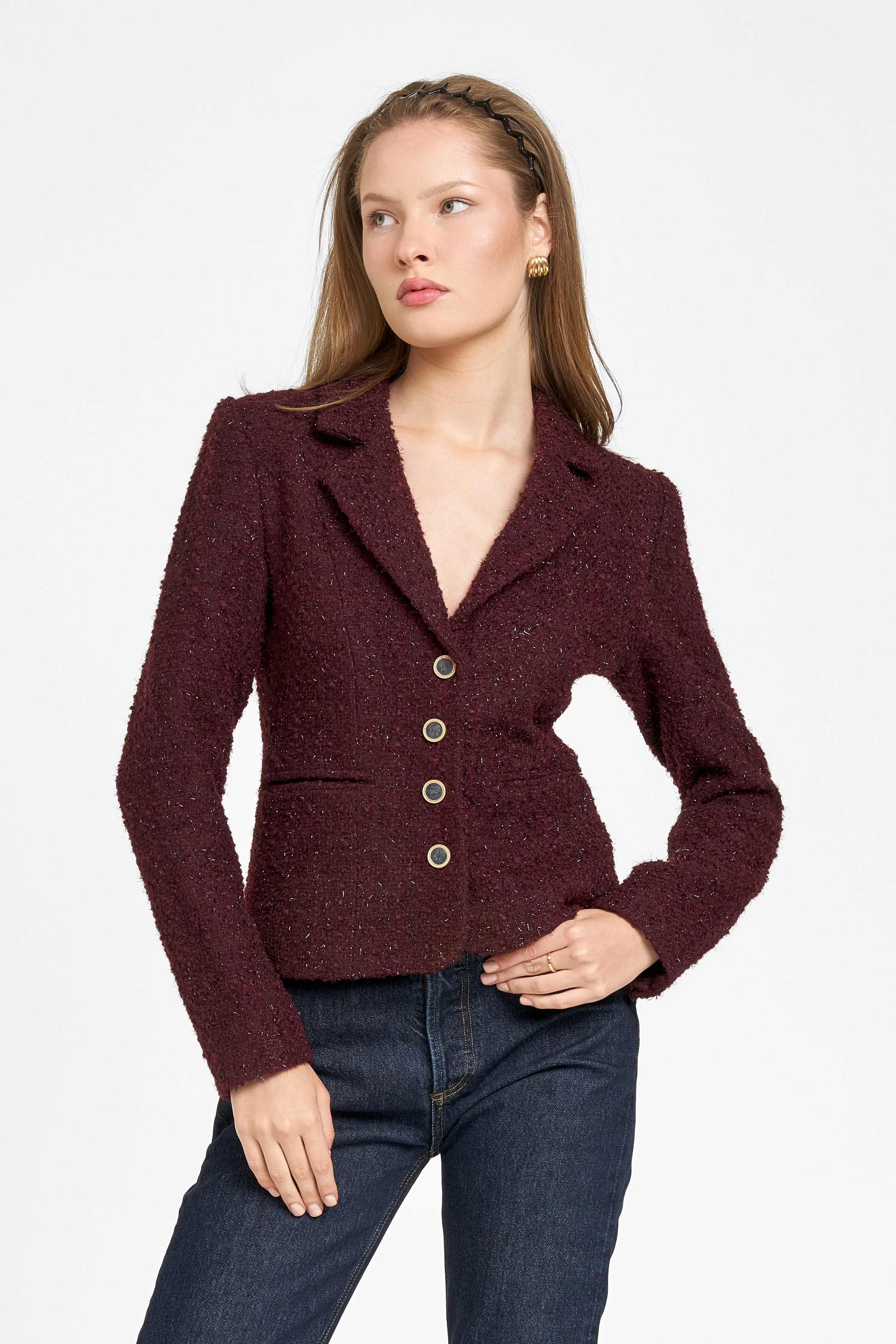 CALLIE FITTED BLAZER sold by Wayf product image thumbnail 3