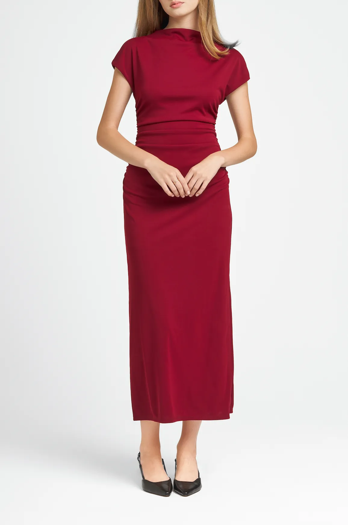 VERSAILLES RUCHED DRESS sold by Wayf