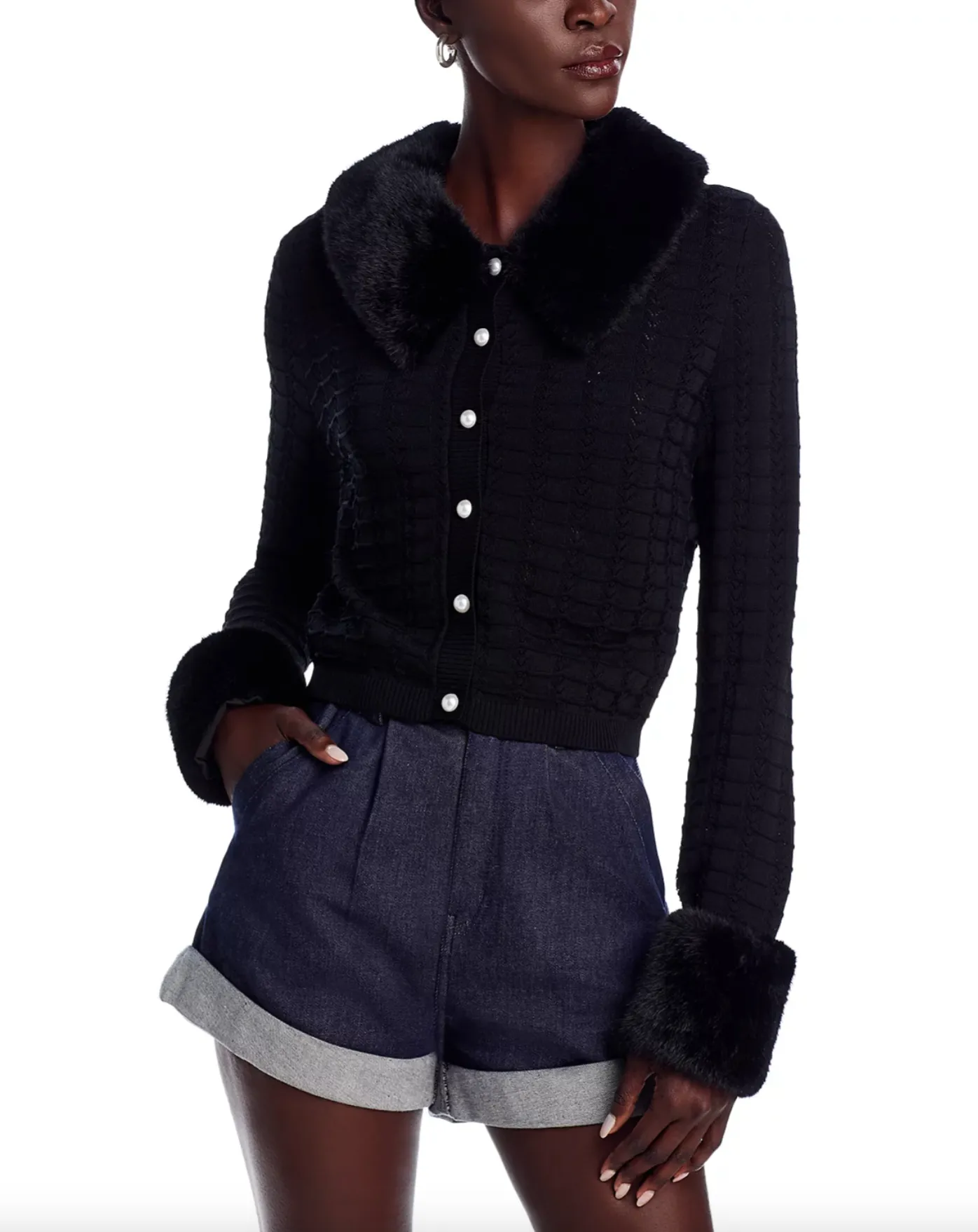 POINTELLE CARDIGAN sold by Wayf