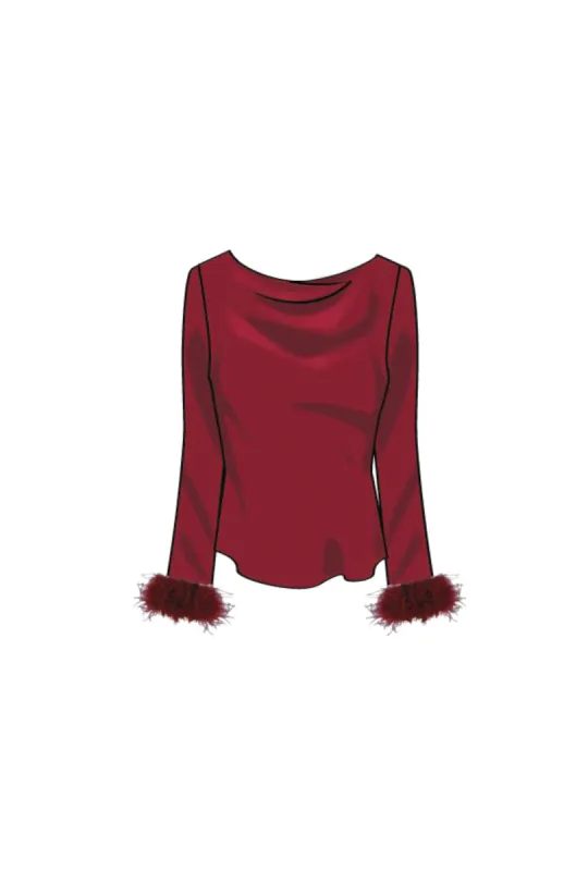 CARMINE BLOUSE sold by Wayf