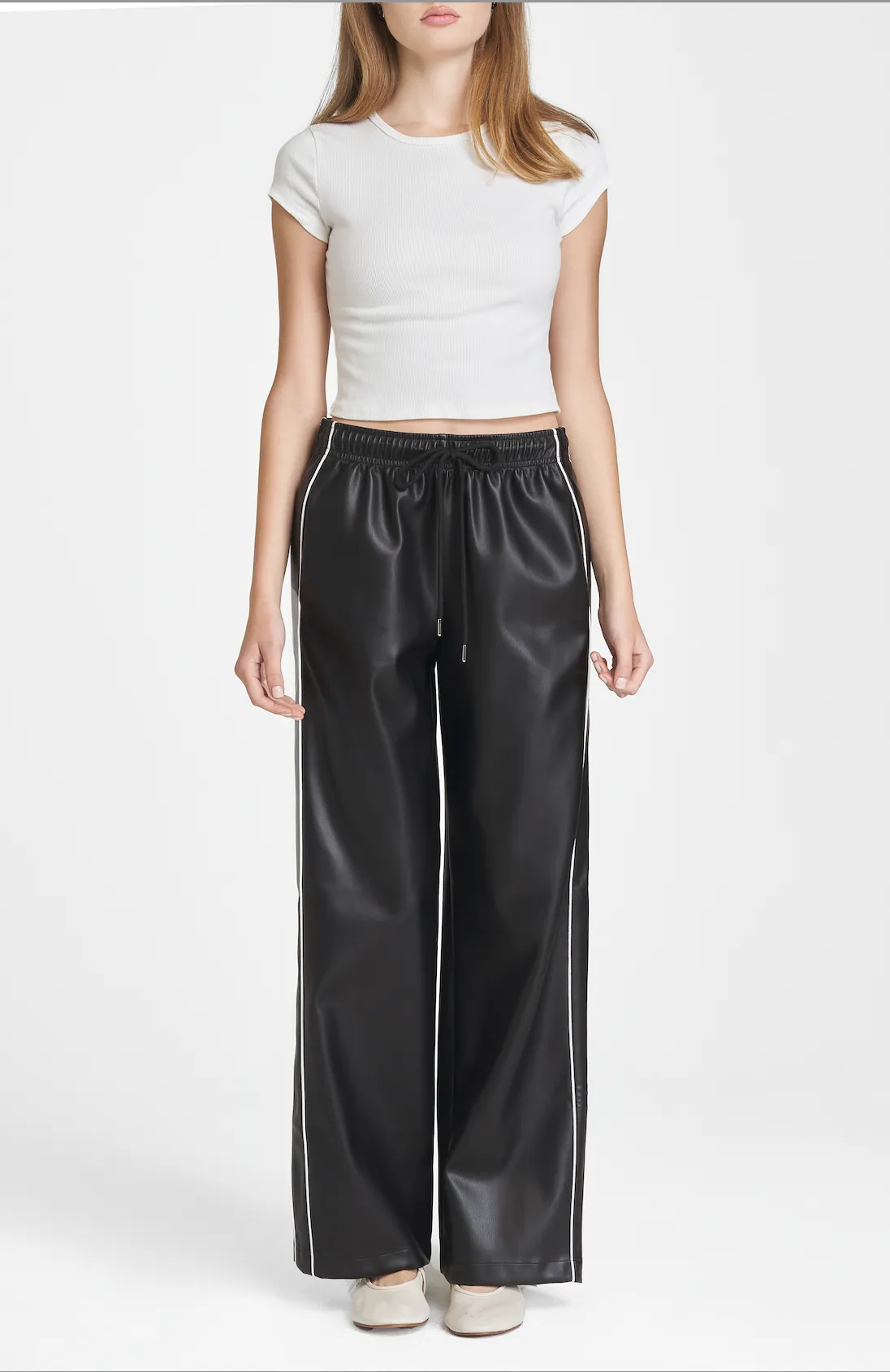 LONDON VEGAN LEATHER PANT sold by Wayf product image thumbnail 2