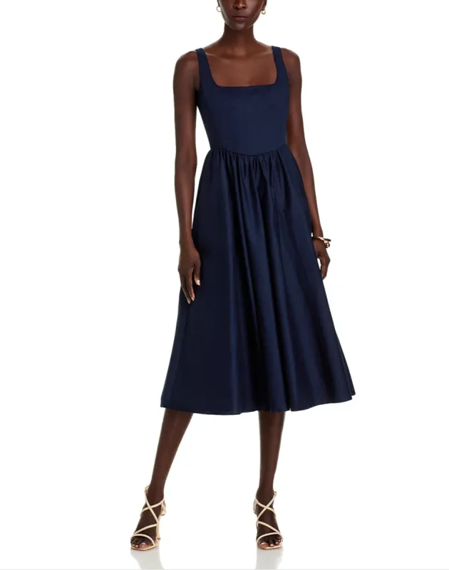 DESI CORSET MIDI DRESS sold by Wayf