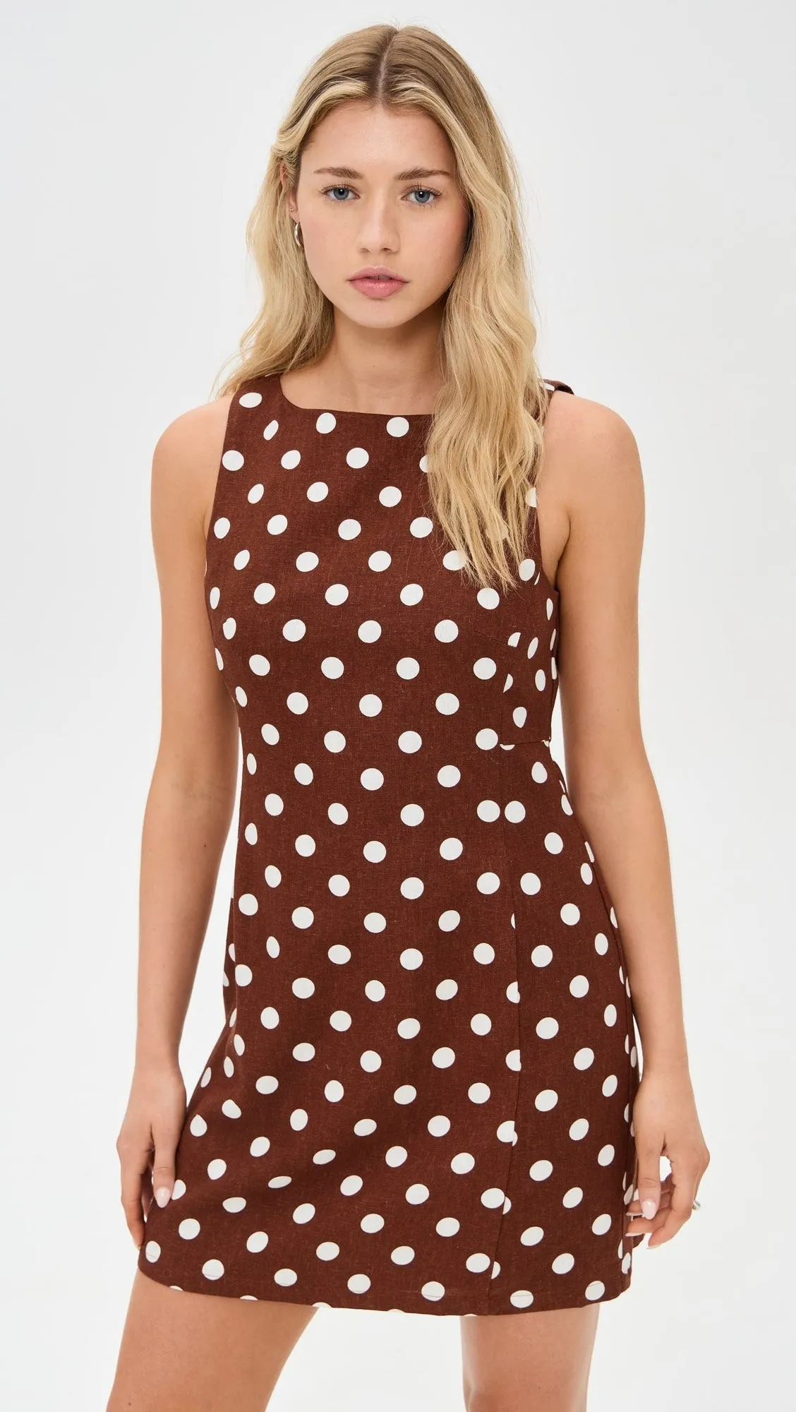 POLKA DOT MINI DRESS sold by Wayf product image thumbnail 3