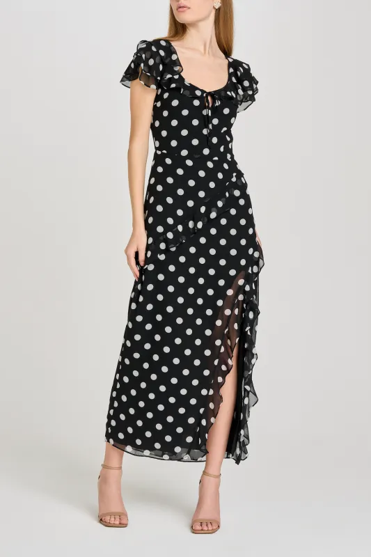 VIOLETTA RUFFLE DRESS sold by Wayf