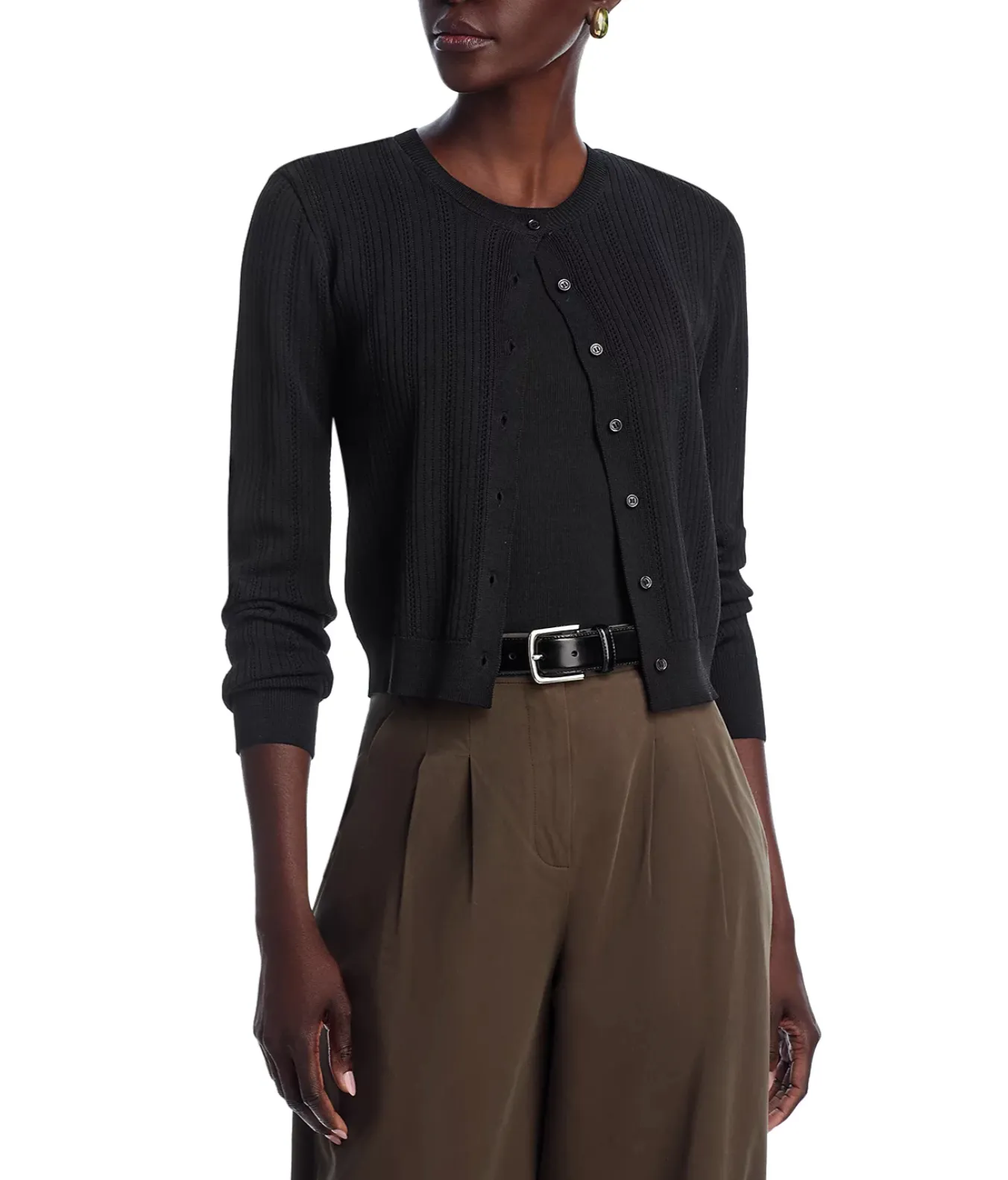 GRACE POINTELLE CARDIGAN sold by Wayf product image thumbnail 2