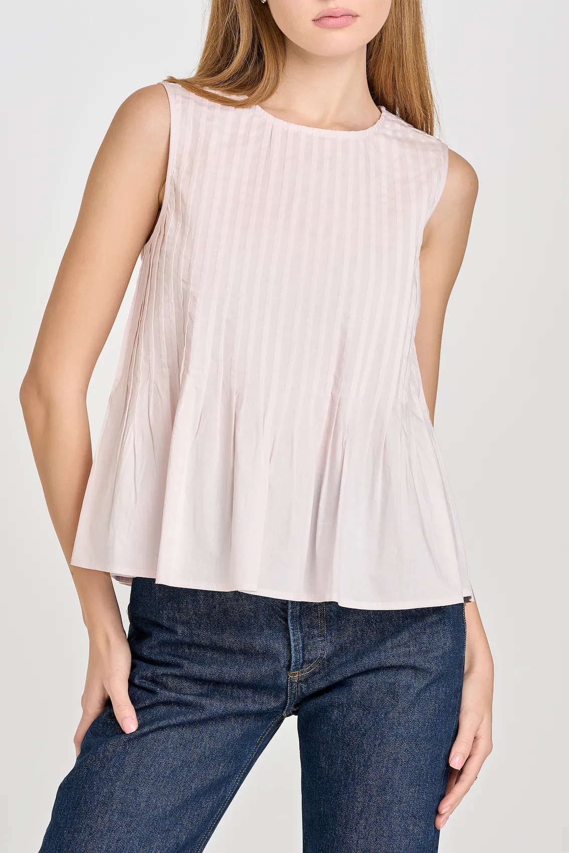 GWEN PLEATED TOP sold by Wayf