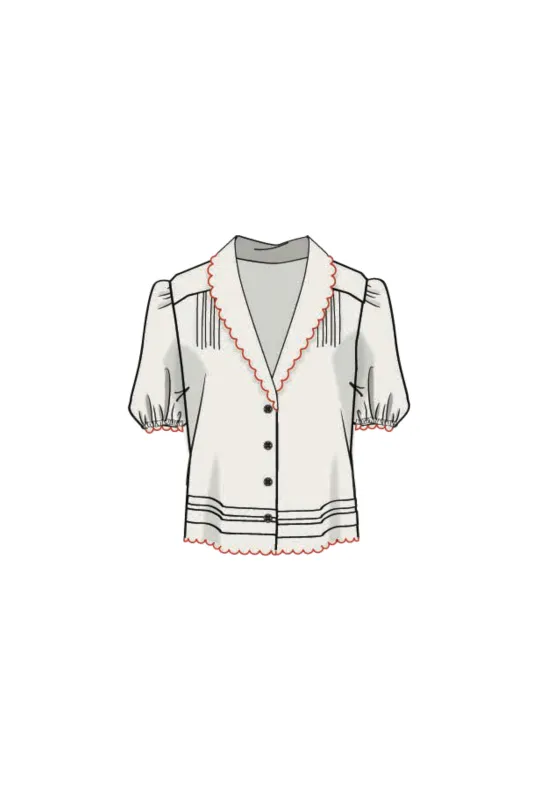 ELENA EMBROIDERED TOP made by Wayf