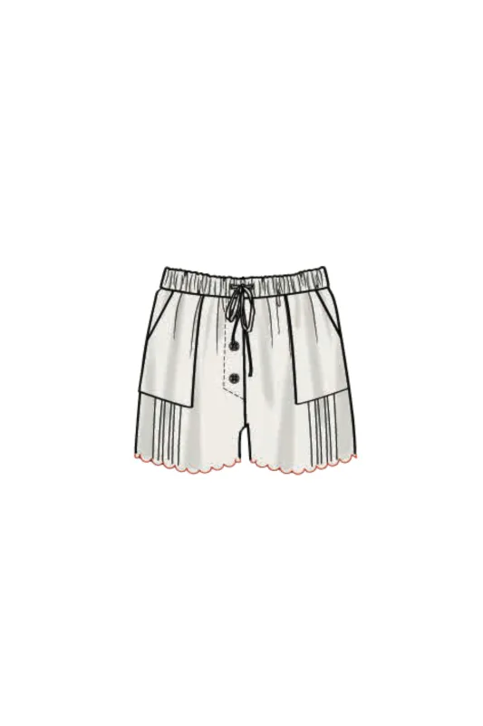 ELENA EMBROIDERED SHORT made by Wayf