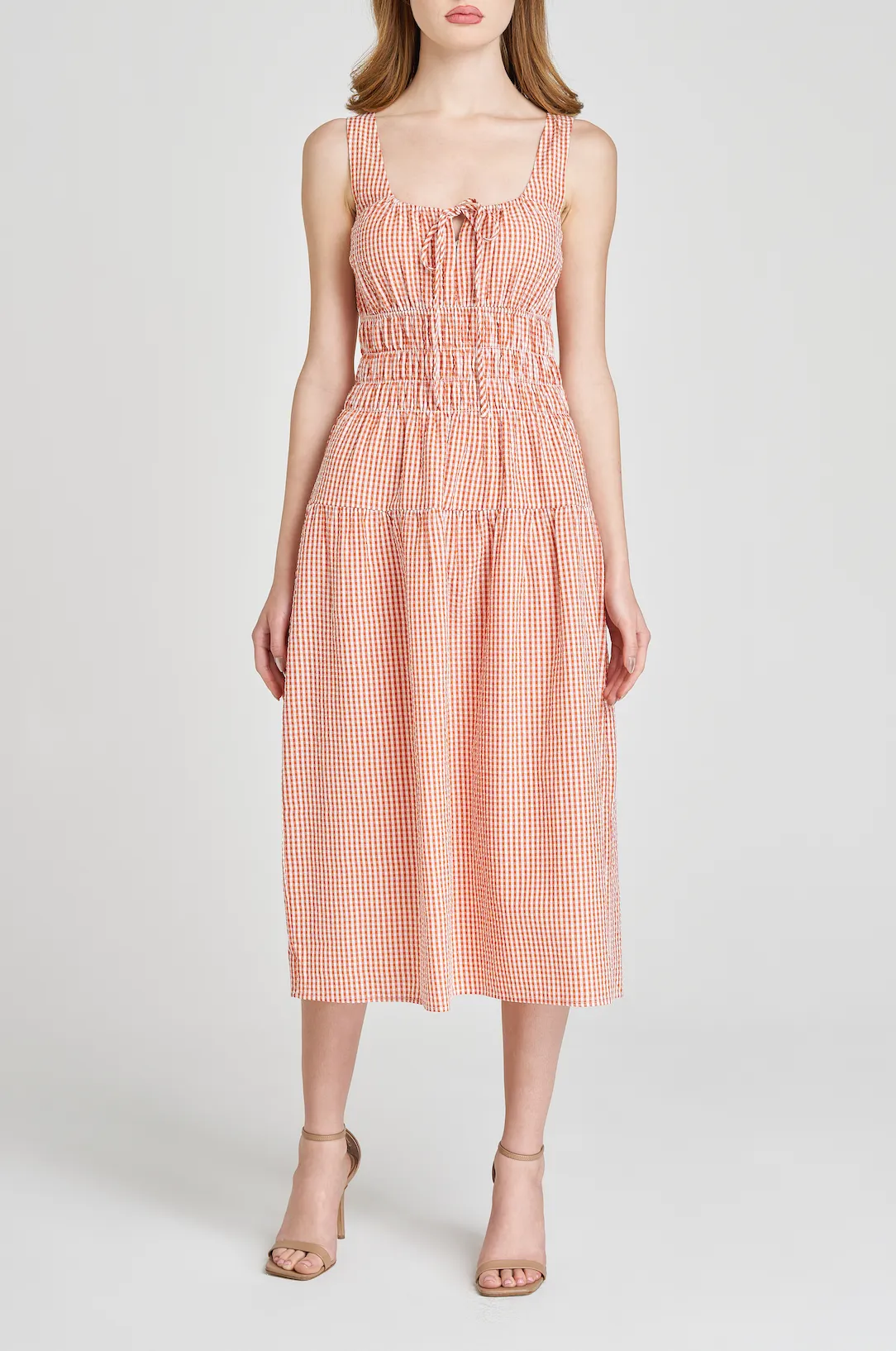 NINA SMOCKED MIDI DRESS sold by Wayf product image thumbnail 2
