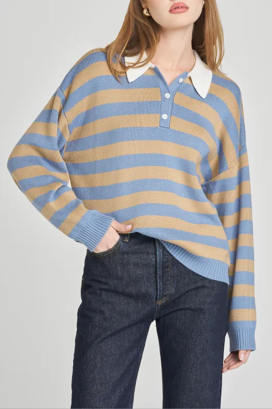 LOGAN STRIPE PULLOVER sold by Wayf