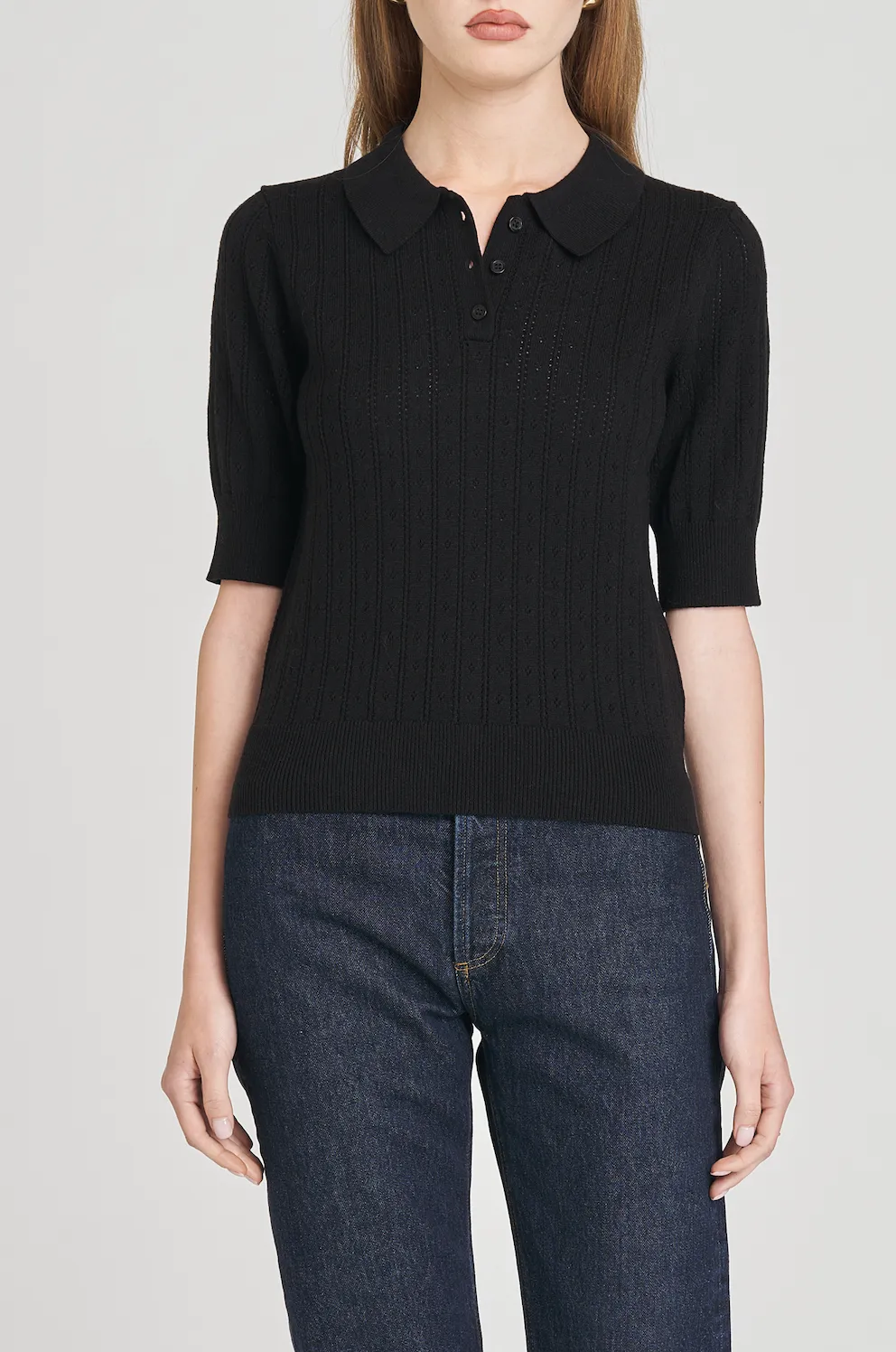 TAYLOR POINTELLE SWEATER sold by Wayf product image thumbnail 2