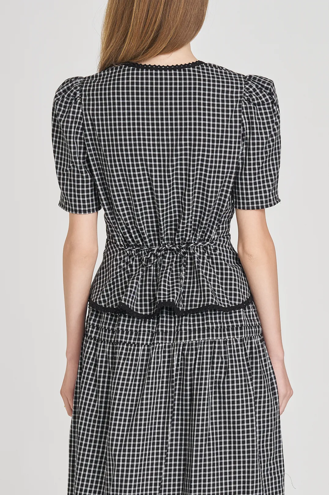 GEMMA PEPLUM TOP sold by Wayf product image thumbnail 3