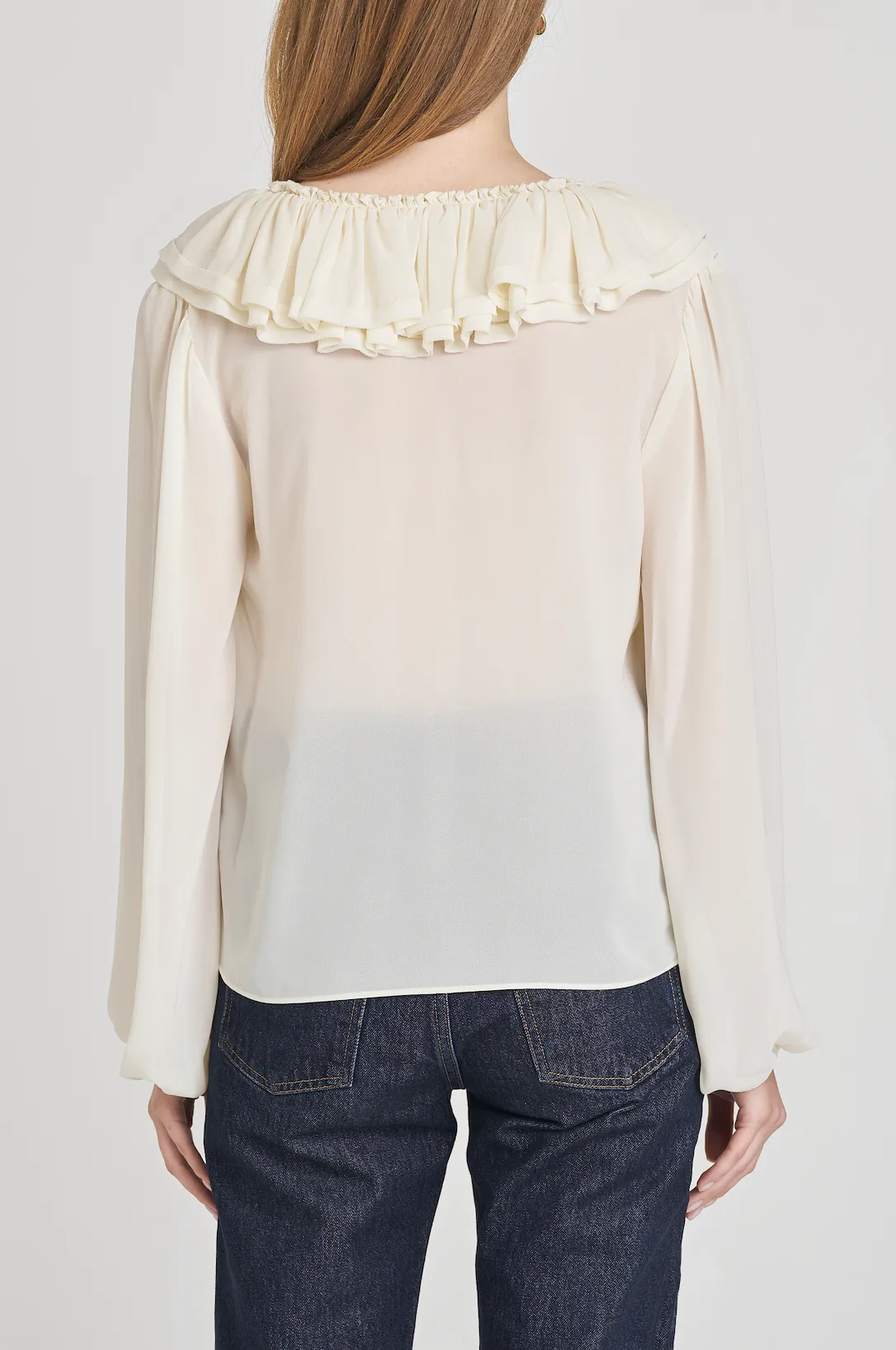 AGNES RUFFLE BLOUSE sold by Wayf product image thumbnail 4