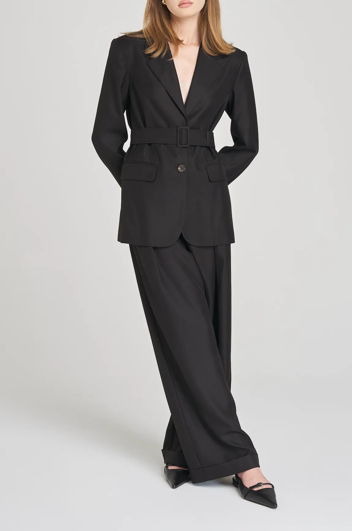 MADDOX BELTED BLAZER sold by Wayf product image thumbnail 2