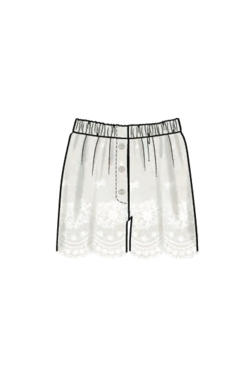 SANDY EYELET SHORT sold by Wayf