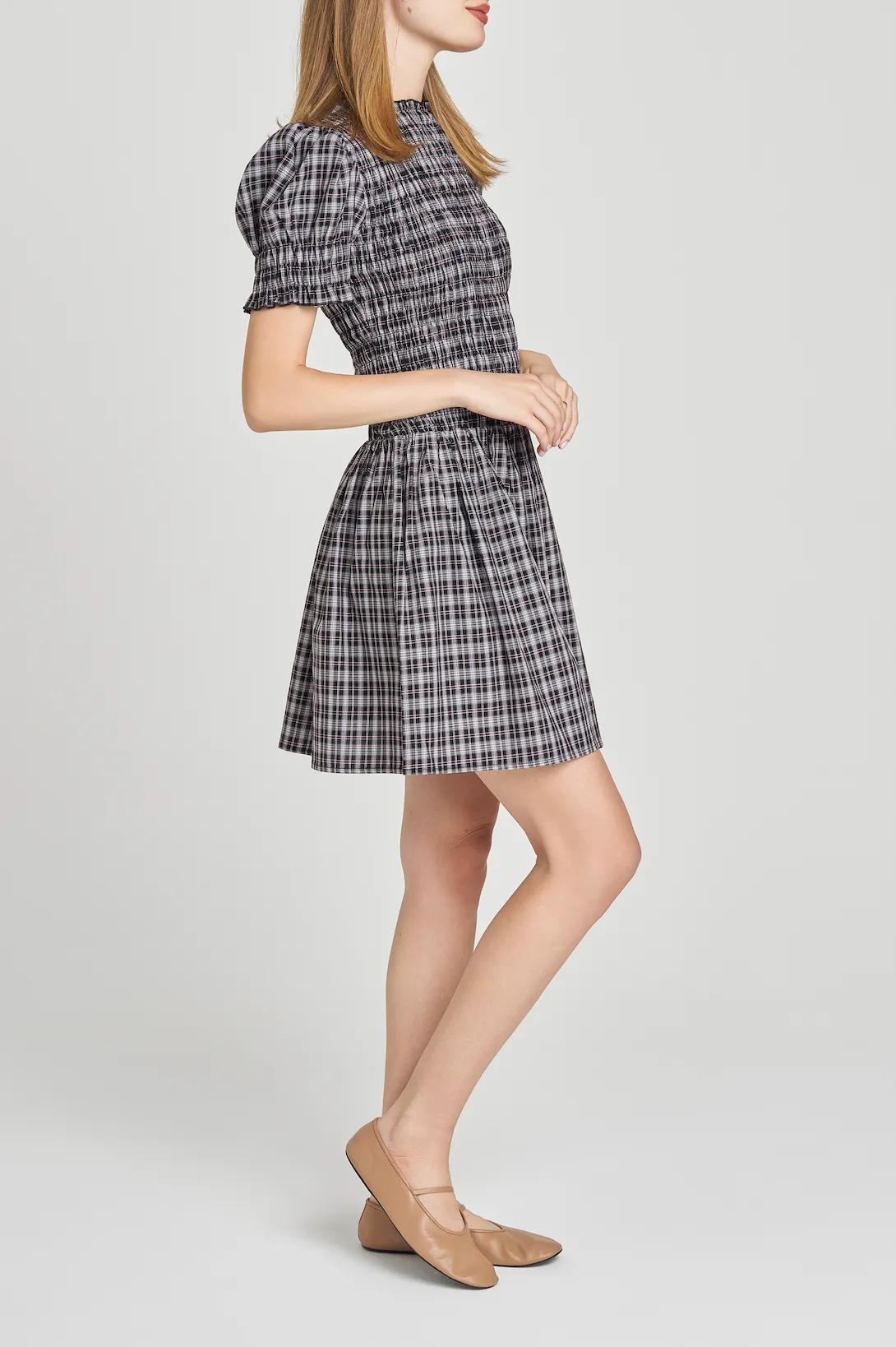 ELOISE SMOCKED MINI DRESS sold by Wayf product image thumbnail 2