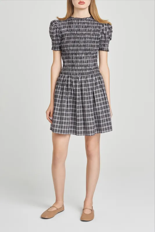 ELOISE SMOCKED MINI DRESS sold by Wayf