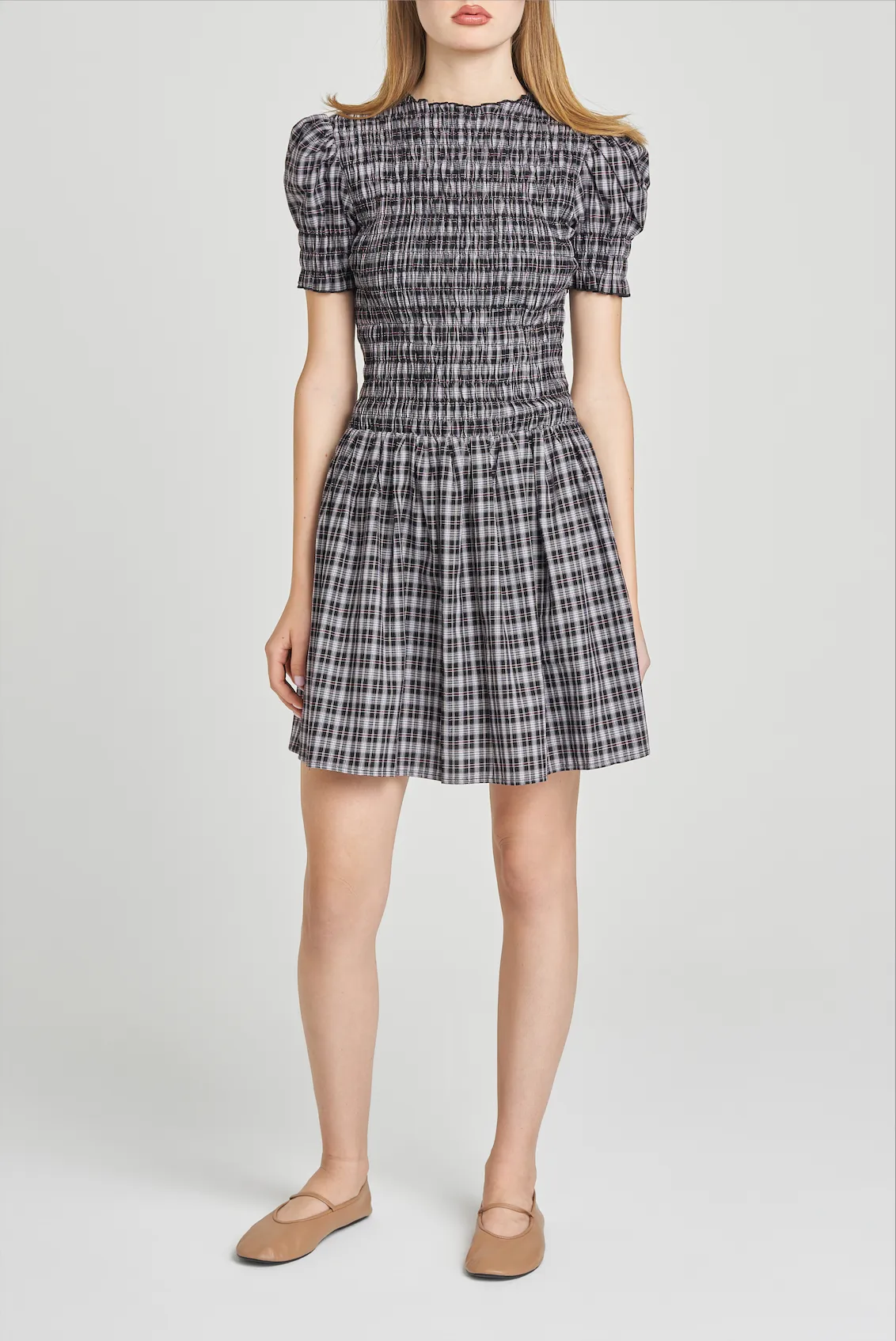 ELOISE SMOCKED MINI DRESS sold by Wayf