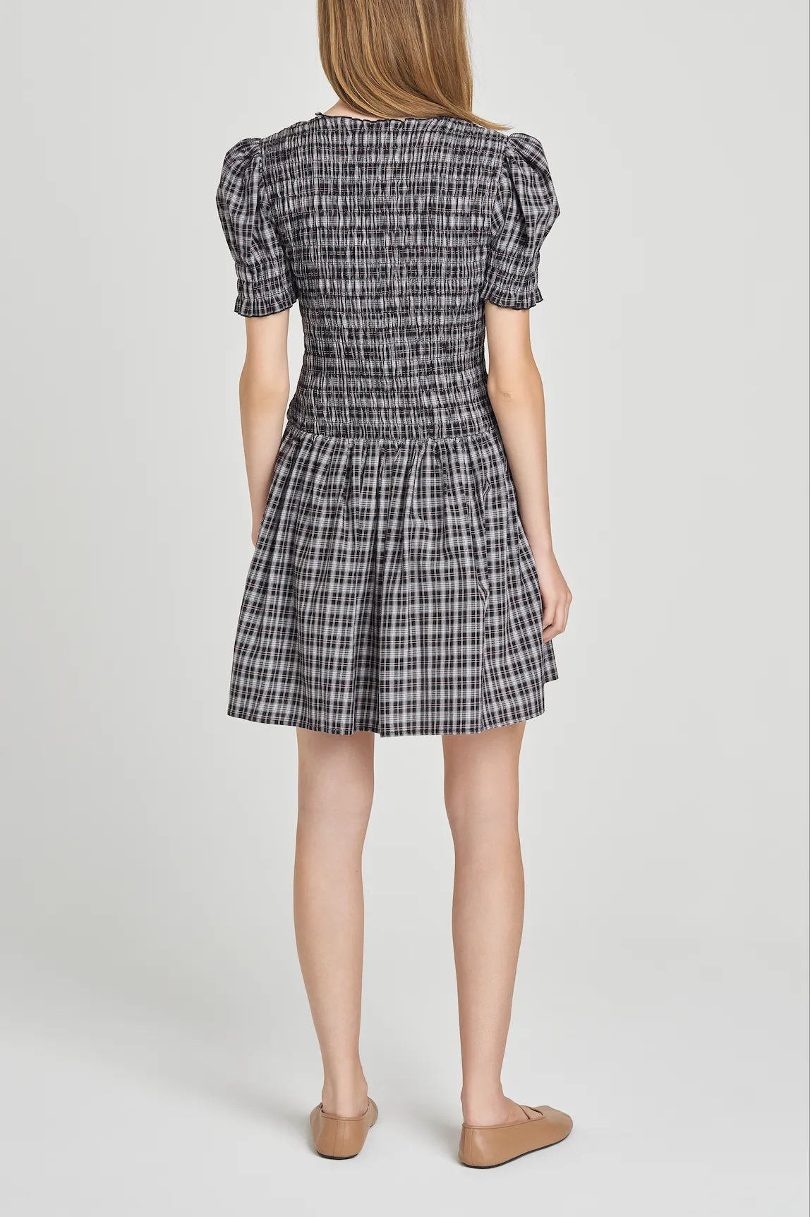 ELOISE SMOCKED MINI DRESS sold by Wayf product image thumbnail 3