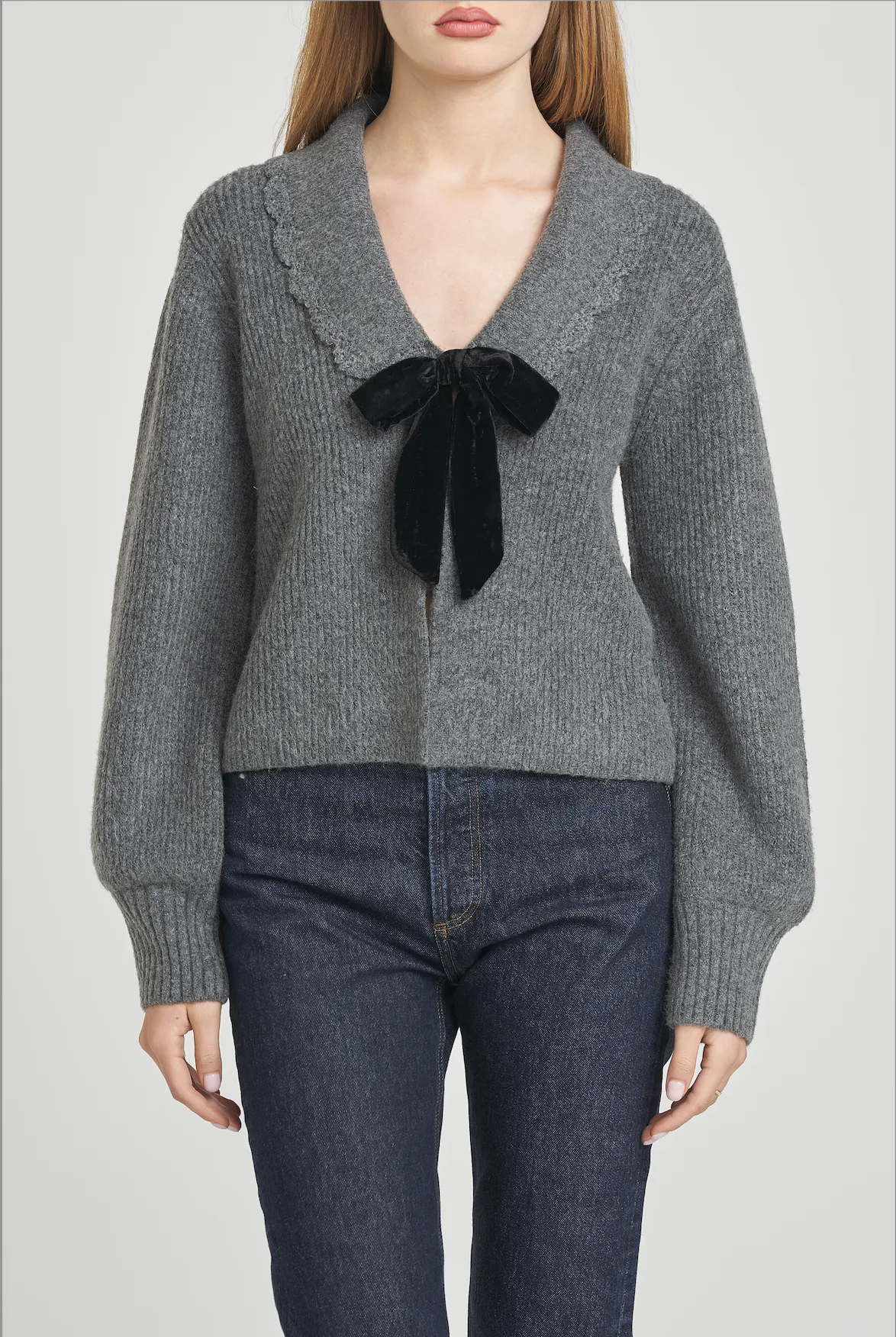 SLOANE BOW CARDIGAN sold by Wayf product image thumbnail 2