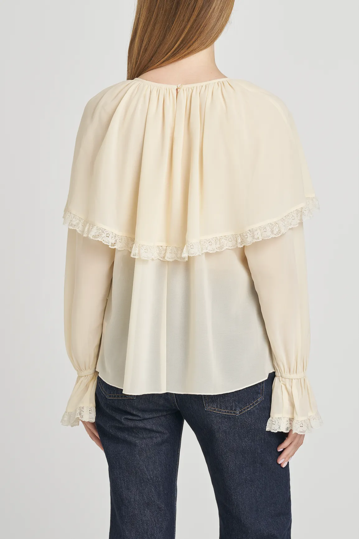 MIRABEL CAPELET BLOUSE sold by Wayf product image thumbnail 3