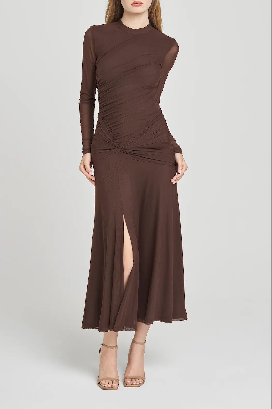 SELENE RUCHED DRESS sold by Wayf