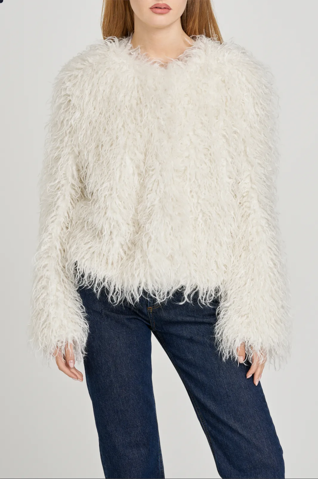 BRIDGETTE FAUX FUR JACKET sold by Wayf