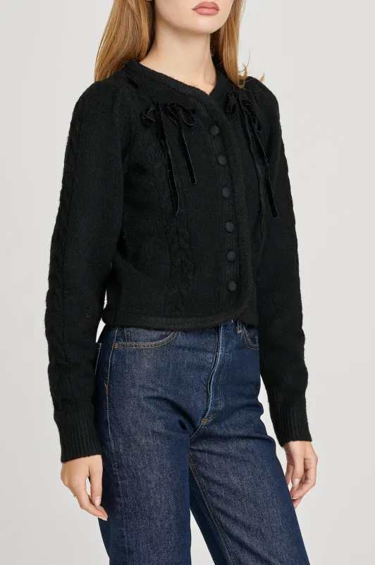 JACKIE CABLEKNIT SWEATER made by Wayf