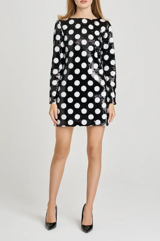 BETTY SEQUIN MINI DRESS made by Wayf