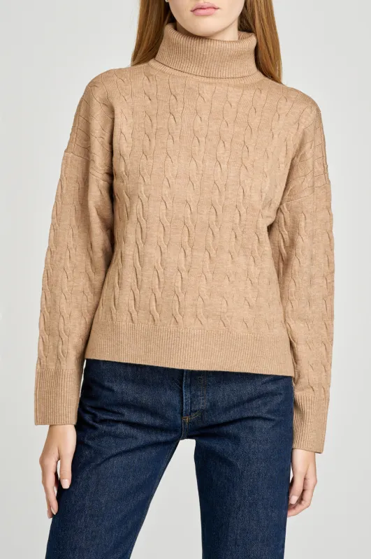 SALLY CABLEKNIT SWEATER sold by Wayf