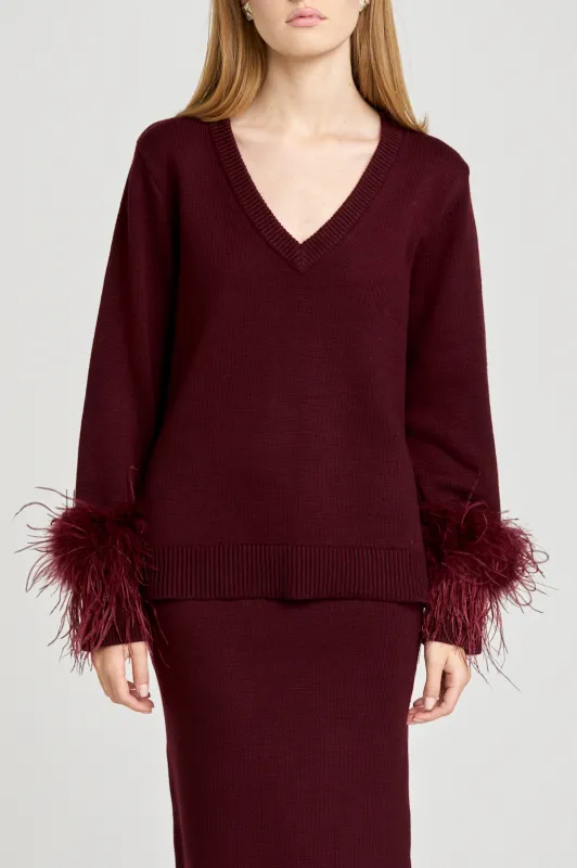 BETHANY FEATHER SWEATER sold by Wayf