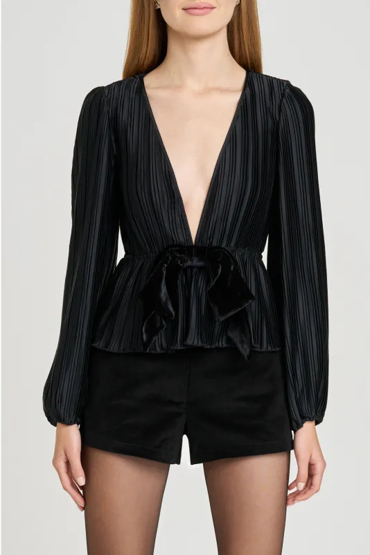 MELISSA PLISSE TOP sold by Wayf