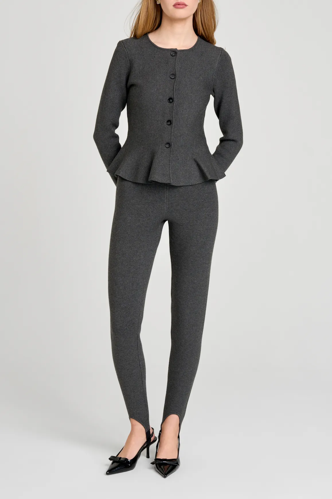 BROOKLYN KNIT STIRRUP LEGGINGS sold by Wayf