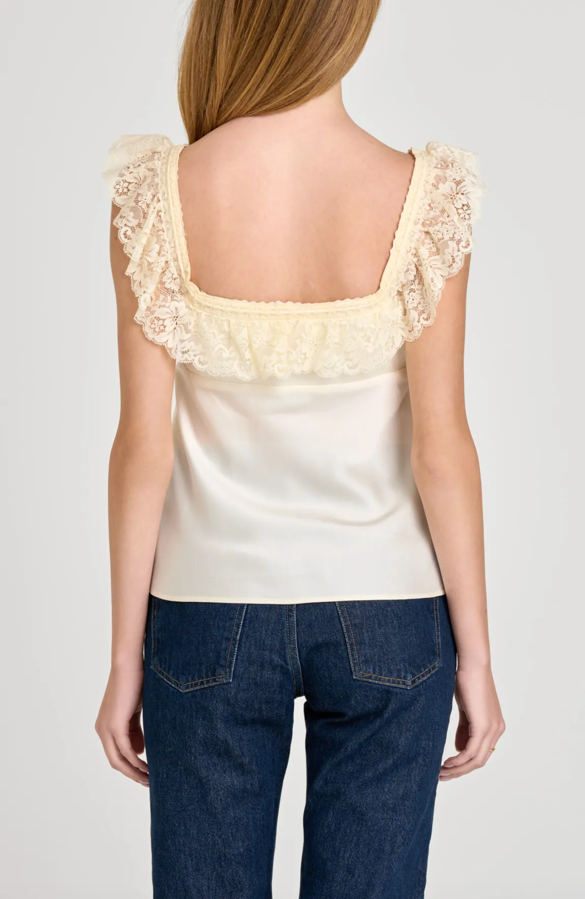 ELLA LACE TRIM CAMI sold by Wayf product image thumbnail 4